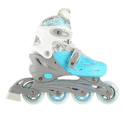 Inline/Ice Skates, 4-in-1, Blue, Size M (35-38)