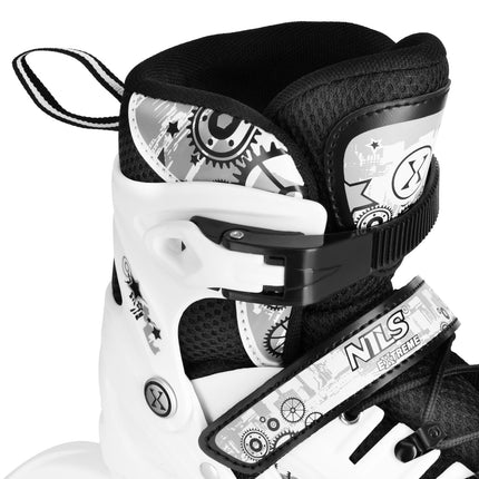 Inline/Ice Skates, 4-in-1, White LED, Size L (39-42)