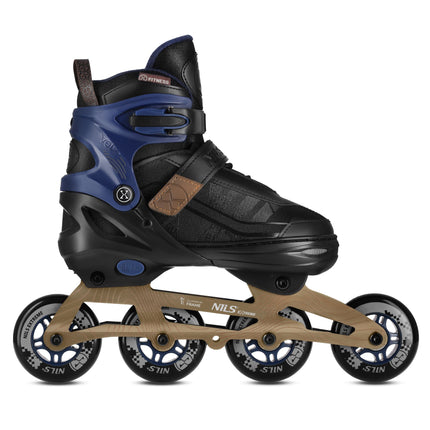 Inline Skates, Adjustable Size 35–38, Aluminum Frame