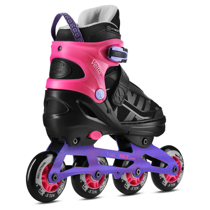 Inline Skates, Adjustable Size EU 35-38, Pink, ABEC 7