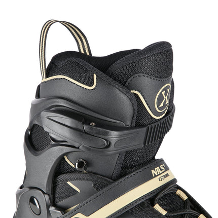 Inline Skates, Black-Beige, Size S