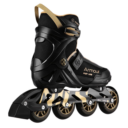 Inline Skates, Black Gold, Size 44