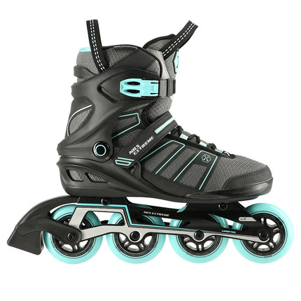 Inline Skates, Black-Mint, Size 41