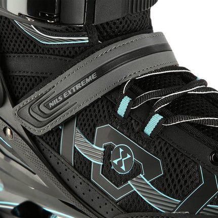 Inline Skates, Black-Mint, Size 44