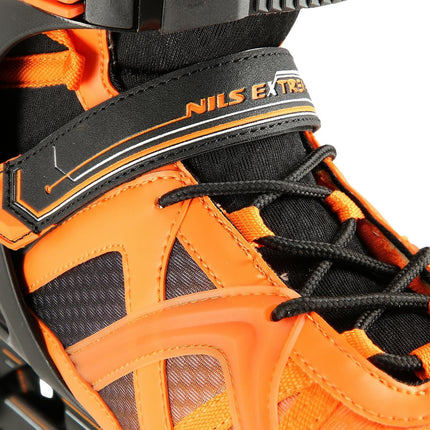 Inline Skates, Black-Orange, Size 39