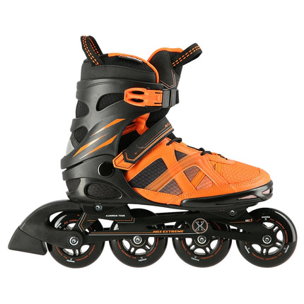 Inline Skates, Black-Orange, Size 42