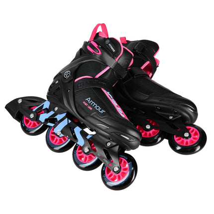 Inline Skates, Black/Pink, Size 39, Protective Gear