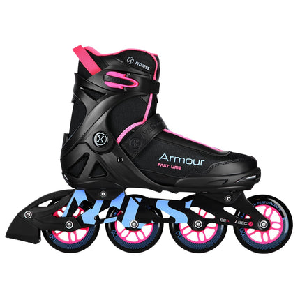 Inline Skates, Black/Pink, Size 43, Protective Gear