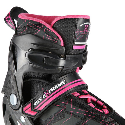 Inline Skates, Black/Pink, Size S (31-34)