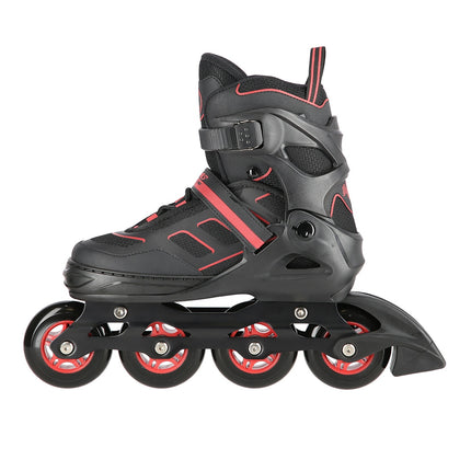 Inline Skates, Black-Red, Size L, Adult