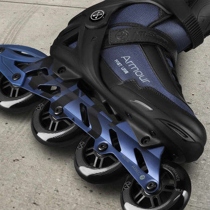 Inline Skates, Dark Blue, Size 41, ABEC-7 Brake