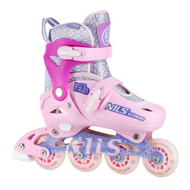 Inline skates, roze, maat S (30-33)