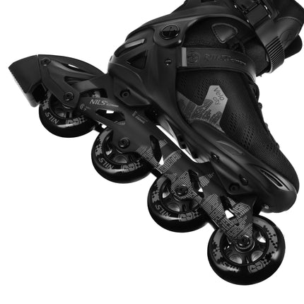 Inline Skates Size 42, Aluminum Frame, ABEC 7 Brake