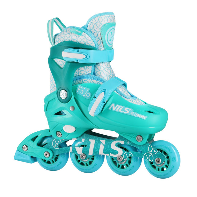 Inline skates, turquoise, maat S (30-33)