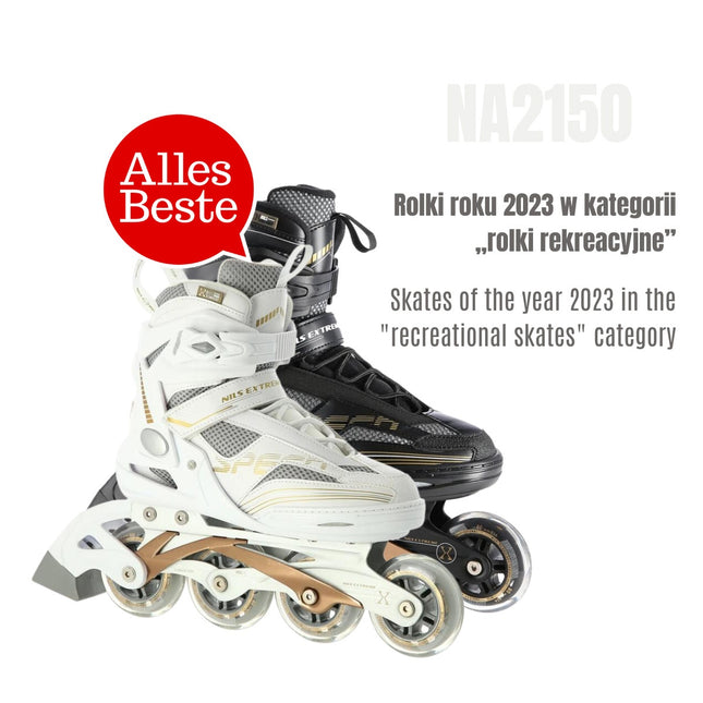 Inline skates, wit, maat 39