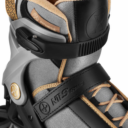 Inline Skates With Brake, ABEC-7, Dark Gray, Size 38