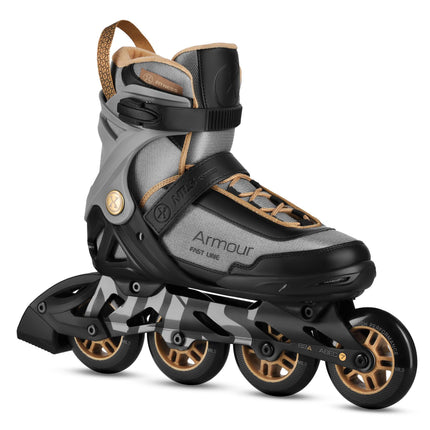 Inline Skates With Brake, ABEC-7, Dark Gray Size 43