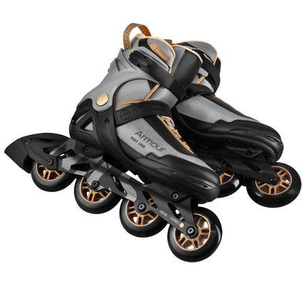 Inline Skates With Brake, ABEC-7, Dark Gray Size 43
