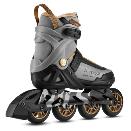 Inline Skates With Brake, ABEC-7, Dark Gray Size 43