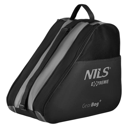 Inline and Ice Skate Bag, 3 Compartments, Grey