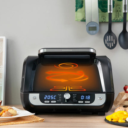 InnovaGoods 12-in-1 Air Fryer with Grill 6 L, 3400 W, 2 Silicone Baskets, Brush