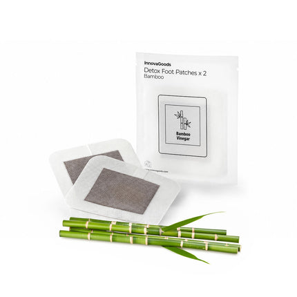 InnovaGoods Bamboo Detox Foot Patches, 30 Units, Overnight Use