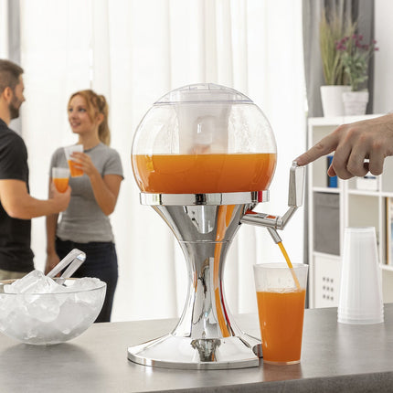 InnovaGoods Beer Dispenser 3.5 L and 2 Roll-Up Sunglasses, Sunfold Spain, Black
