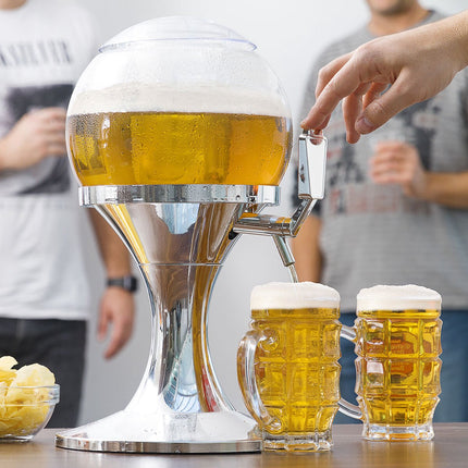 InnovaGoods Beer Dispenser 3.5 L and 2 Roll-Up Sunglasses, Sunfold Spain, Red