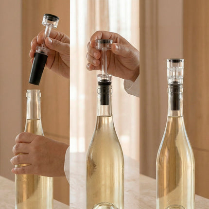 InnovaGoods Chillour 7-Piece Wine Set with Chilling Rods, Aerator