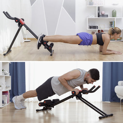 InnovaGoods Folding Abdominal Machine and Sauna Vest Size XL, Exercise Guide