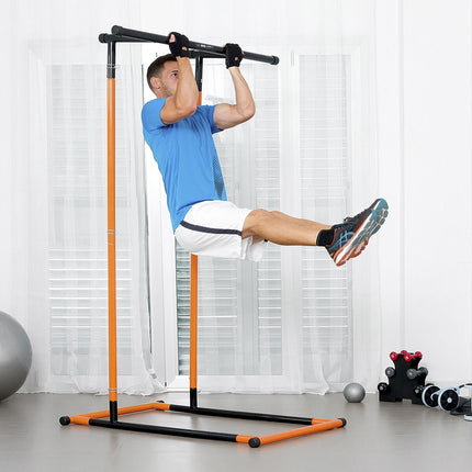 InnovaGoods Pull-Up Station and Resistance Bands Set, Up to 110 kg, 5 Bands