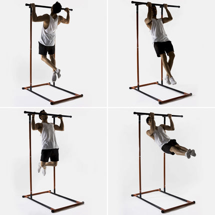 InnovaGoods Pull-Up Station and Resistance Bands Set, Up to 110 kg, 5 Bands