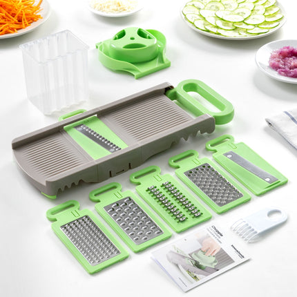 InnovaGoods Spiral Slicer and 6-in-1 Mandolin Grater Pack, Foldable