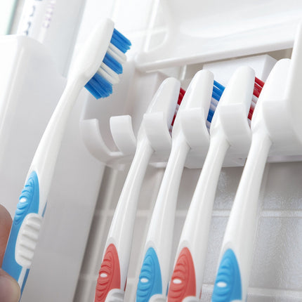 InnovaGoods Toothpaste and Automatic Soap Dispenser Set, Toothbrush Holder