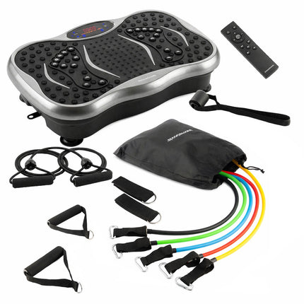 InnovaGoods Vibration Platform and 5-Band Resistance Set, 200 W, Speaker, Remote