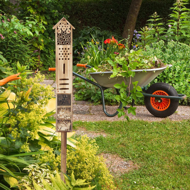 Insect hotel with stand