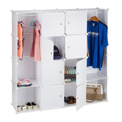 Insert system for wardrobe 12 compartments