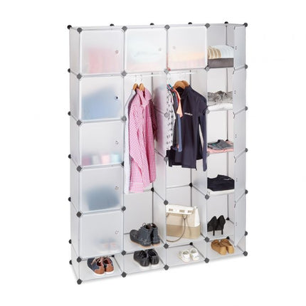 Insert system for wardrobe 18 compartments