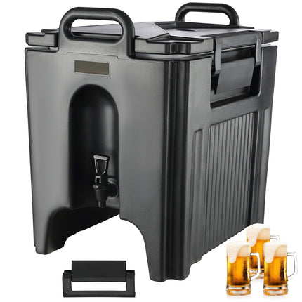 Insulated Beverage Dispenser 10 Gal, Hot & Cold, Spigot