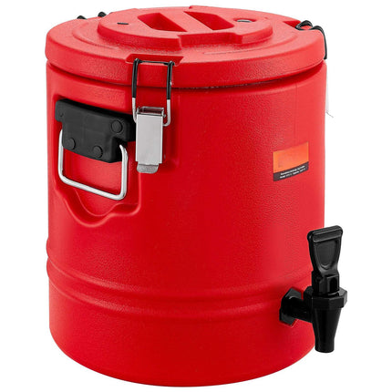 Insulated Beverage Dispenser 3 Gal, Hot Cold, Steel Liner