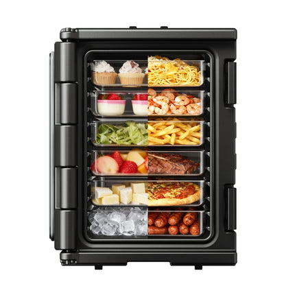 Insulated Food Pan Carrier, 90L Front-Load Hot Box
