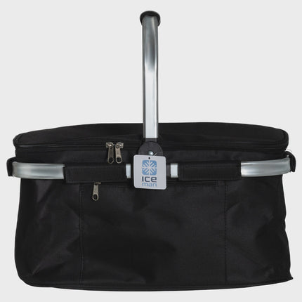 Insulated Picnic Bag, 30L, Foldable, Dual Zippers