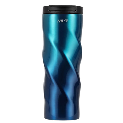 Insulated Stainless Steel Travel Mug, 500 ml, Blue