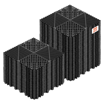 Interlocking Drainage Floor Tiles, PP, 310 mm, 50 Pack