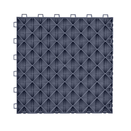 Interlocking Garage Floor Tiles 12x12, 50-Pack, Gray
