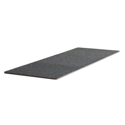 Interlocking Gym Floor Mats, 25 Tiles, 100 sq ft, 0.56 in Thick