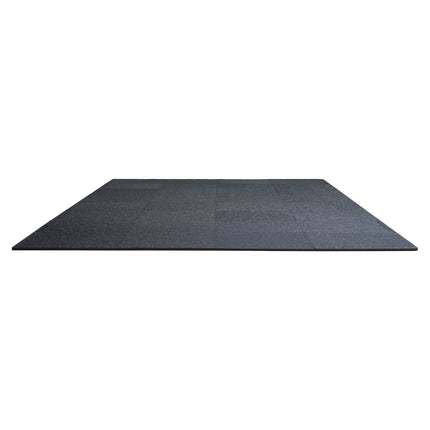 Interlocking Gym Floor Mats, 25 Tiles, 100 sq ft, 0.56 in Thick