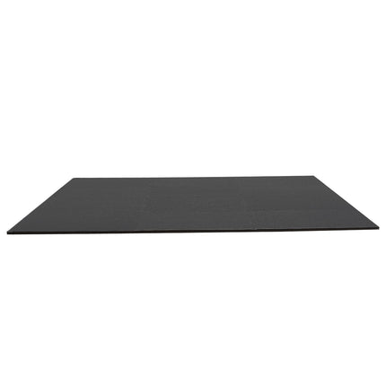 Interlocking Gym Floor Mats Set, 12 Tiles, 14mm Black