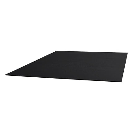 Interlocking Gym Floor Mats Set, 24 PCS, 14 mm, Black