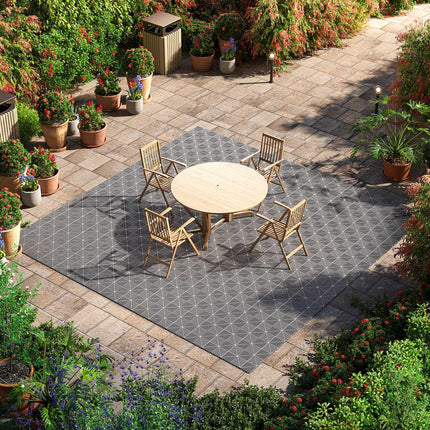 Interlocking PP Drainage Floor Tiles, Non-Slip, 50 Pack